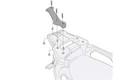 GIVI Topcase Träger SR1156 Honda