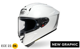 Shoei X-Spirit Pro Plain weiss