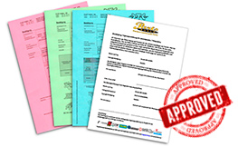 Zard Homologation Certificates / Approval Sheets