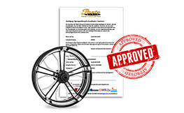 Certificats d'homologation Roues