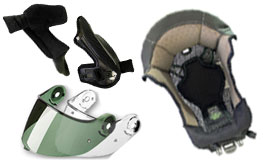 Visors, Spare Parts & Replacement Paddings etc.