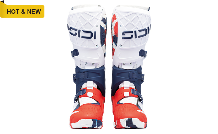 White / Navy / Red
