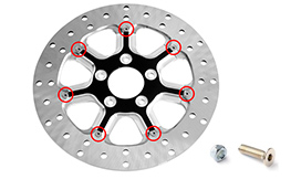 Pièces de rechange pour des disques