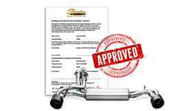 Akrapovic Certificats d'homologation échappement